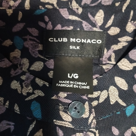 Club Monaco Silk Blouse - Picture 7 of 9